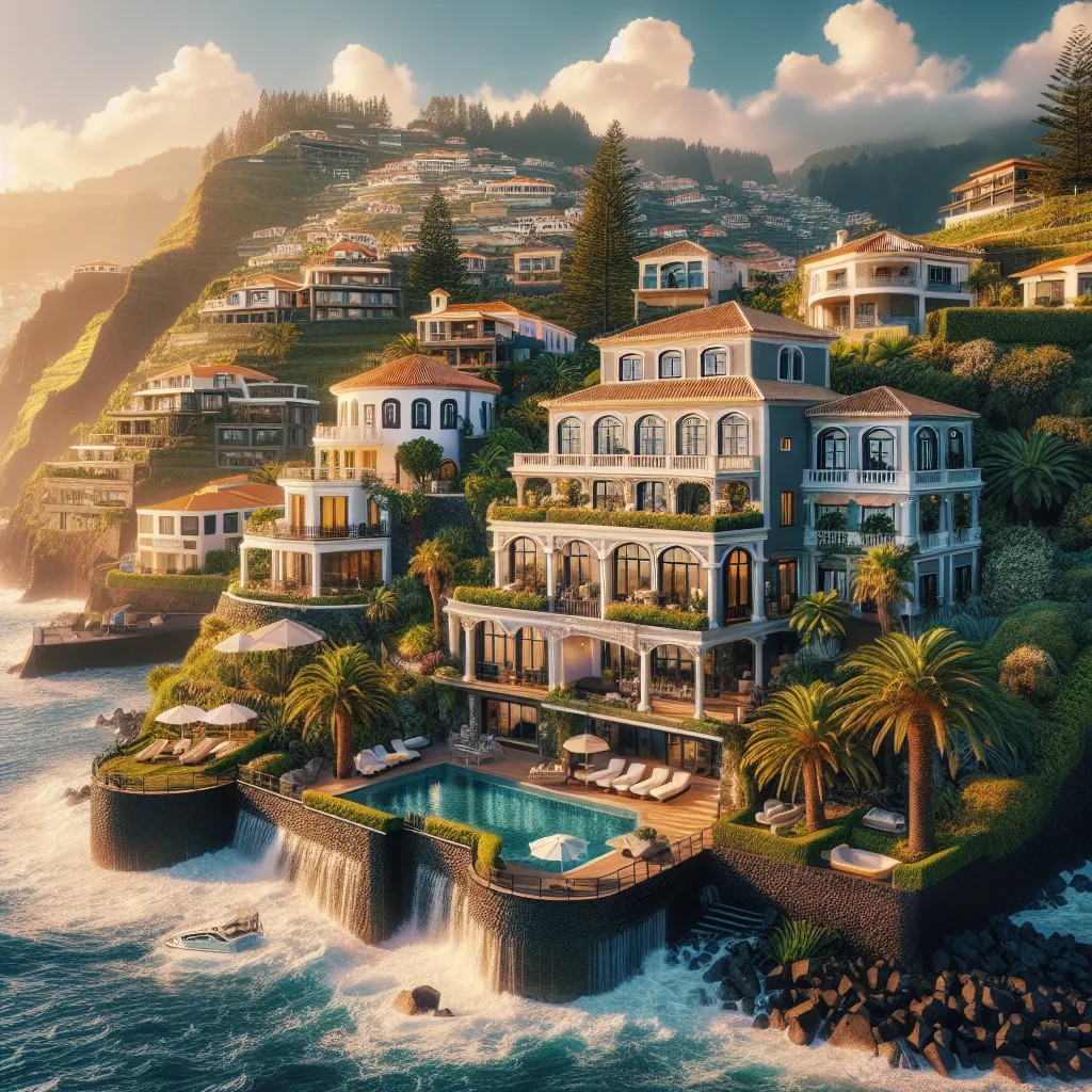Onde estão as casas mais valiosas da ilha da Madeira?