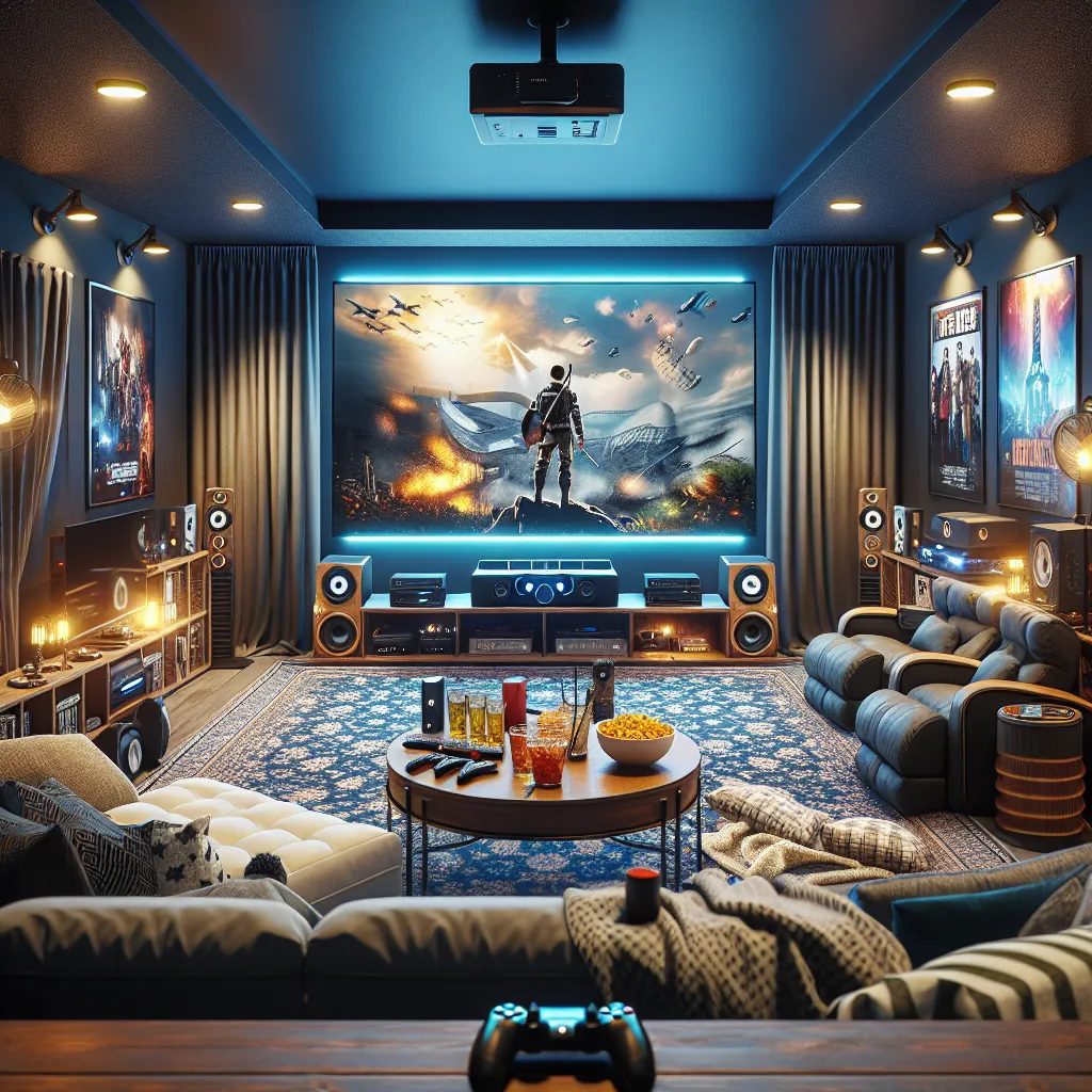 Criando um Cinema em Casa para Jogos e Filmes