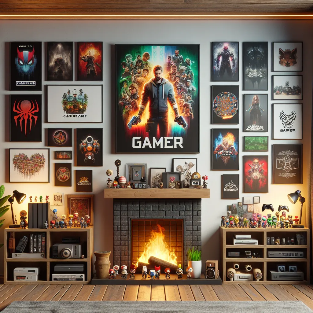 Como Criar uma Parede de Arte Gamer na Sua Casa