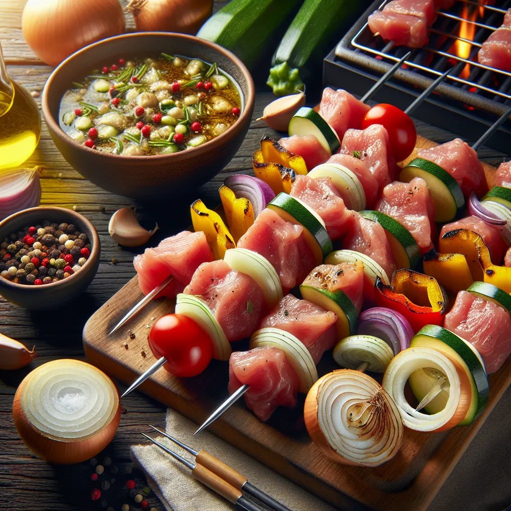 Como Fazer Espetinhos de Carne Suína para o Churrasco