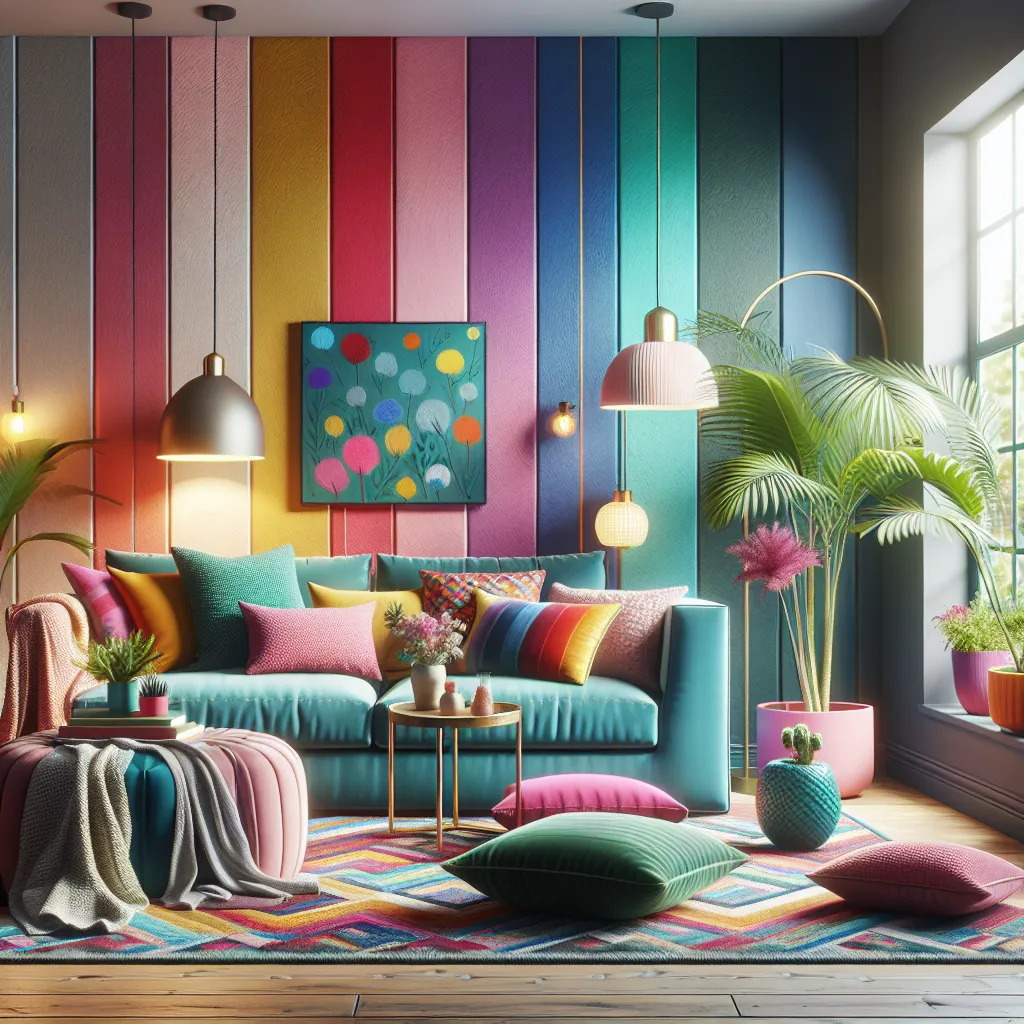 Cores Vivas: Como Criar Pontos de Destaque na Decoração