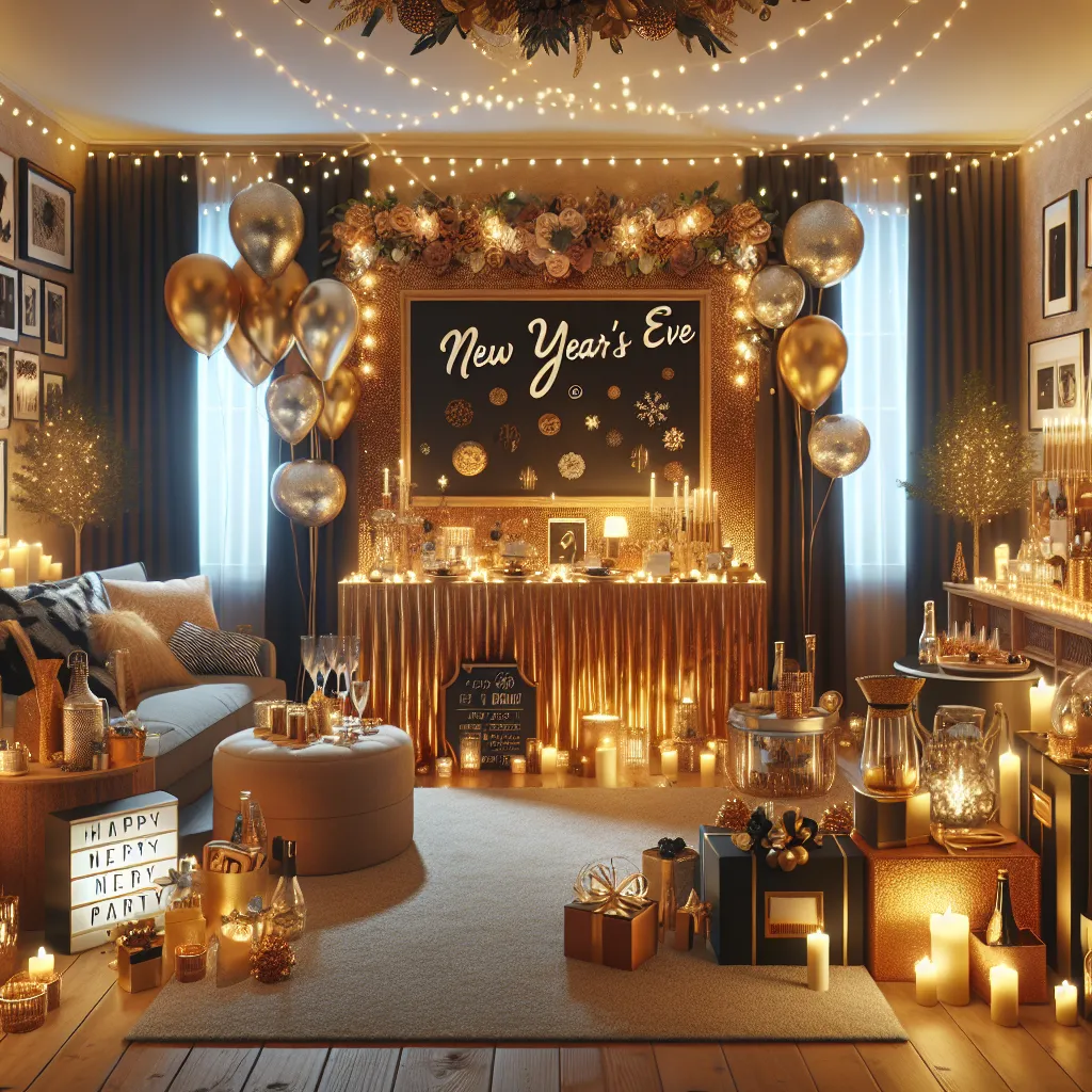 Como Decorar Sua Casa para uma Festa de Réveillon Temática