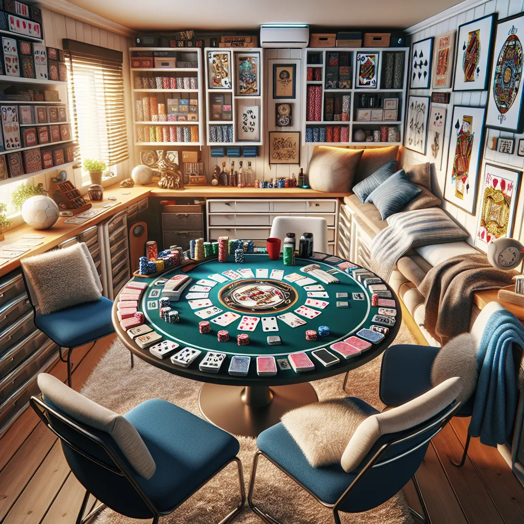 Como Criar um Espaço de Jogos de Cartas em Casa