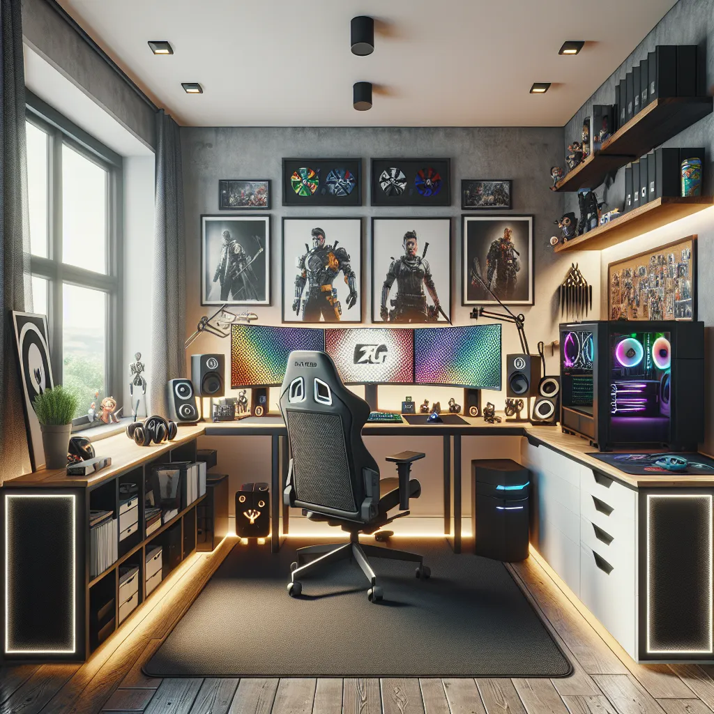 Criando um Espaço de Trabalho Híbrido para Gamers em Casa