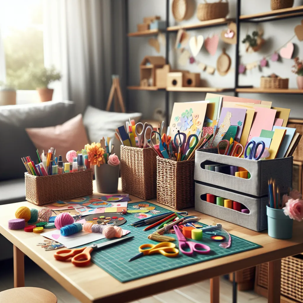 Como Montar uma Estação de Artesanato para Crianças em Casa