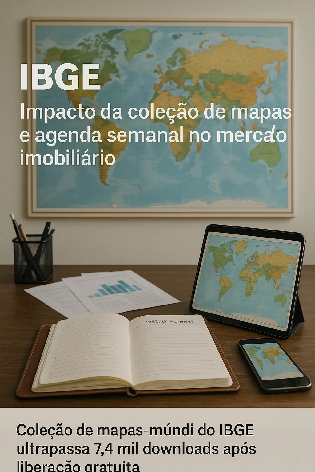 IBGE: Impacto da coleção de mapas e agenda semanal no mercado imobiliário