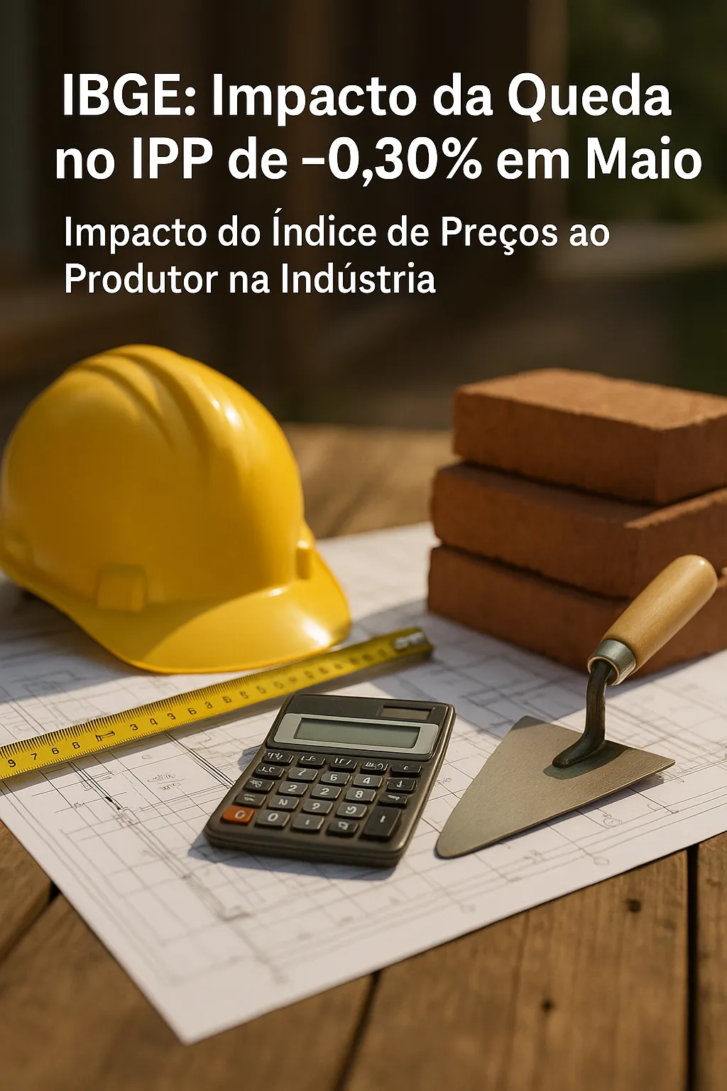 IBGE: Impacto da Queda no IPP de -0,30% em Maio