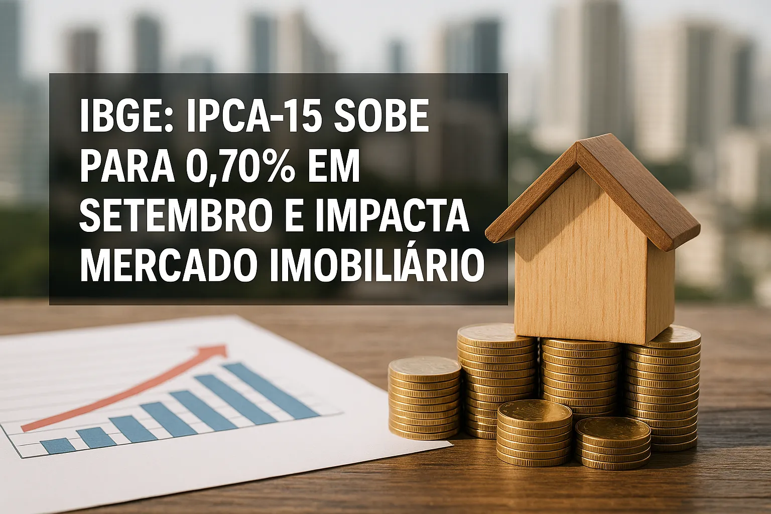 IBGE: IPCA-15 sobe para 0,70% em setembro e impacta mercado imobiliário