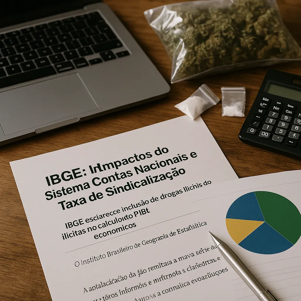 IBGE: Impactos do Sistema de Contas Nacionais e Taxa de Sindicalização