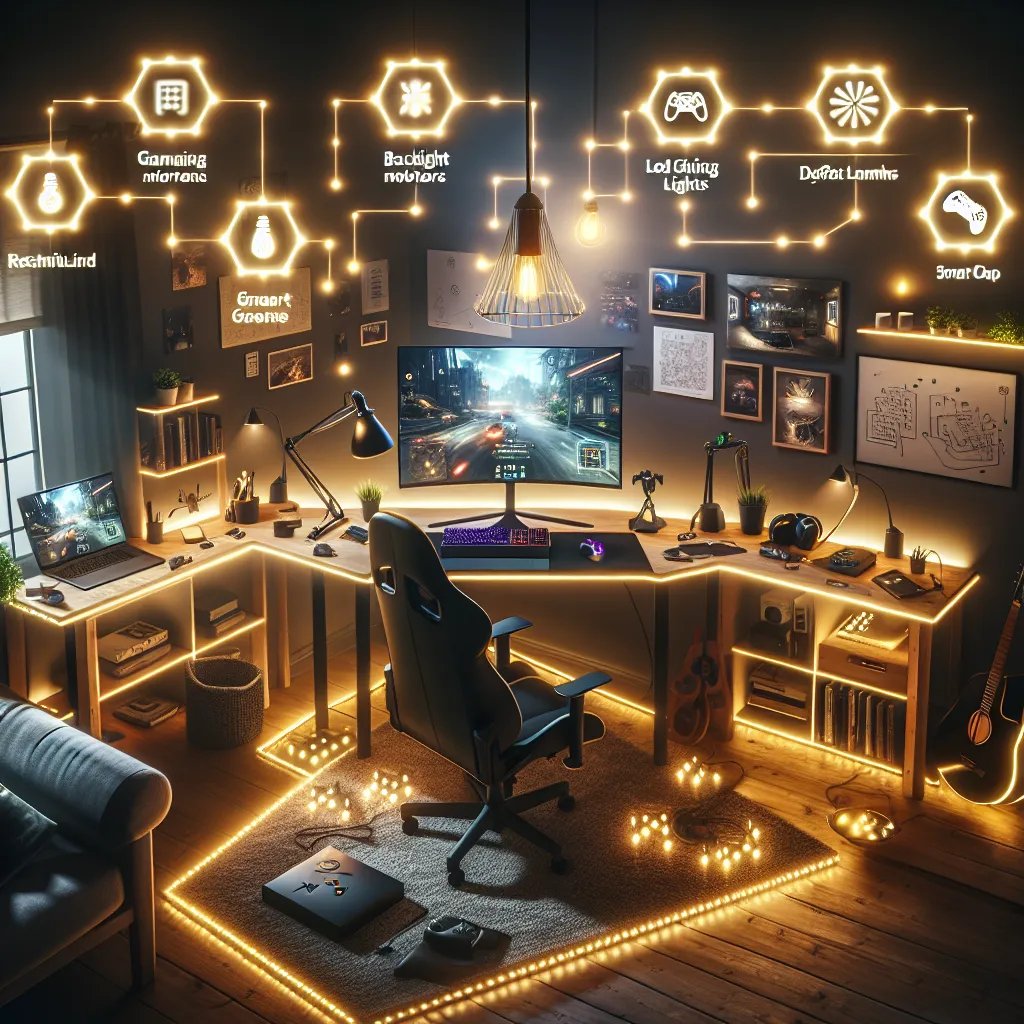 Soluções de Iluminação LED para Criar Ambientes Gamers