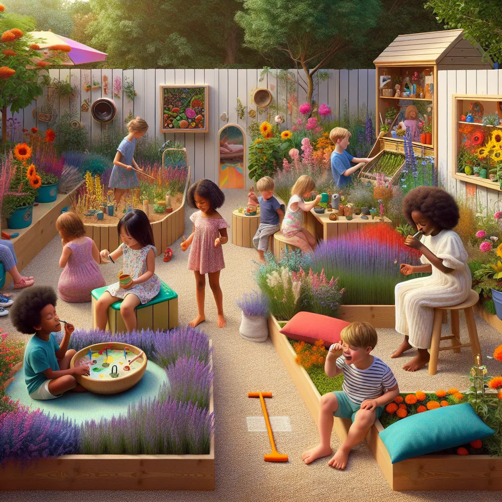 Jardim Sensorial para Crianças: 12 Projetos que Estimulam os Sentidos sem Gastar Muito