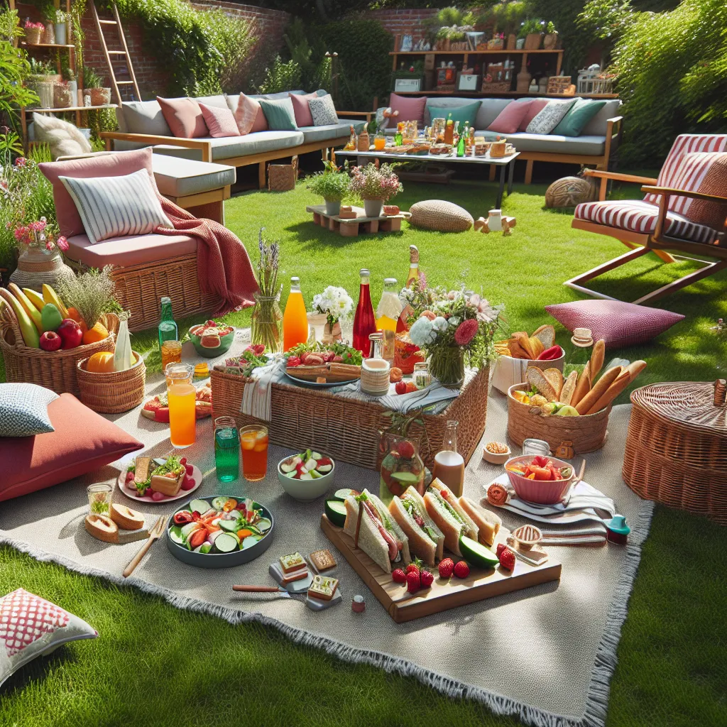 Como Organizar um Piquinique Perfeito no Quintal