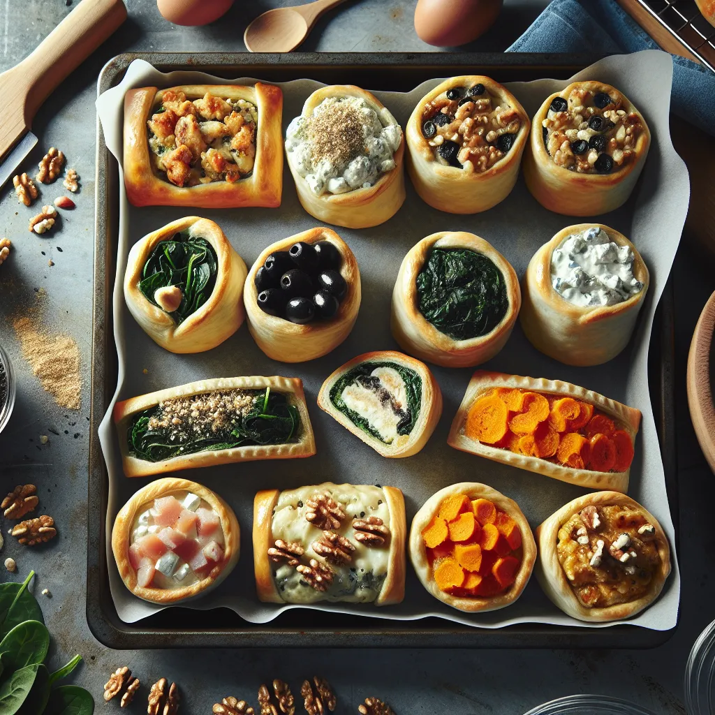 Salgadinhos Assados com Recheios Criativos para Surpreender seus Convidados