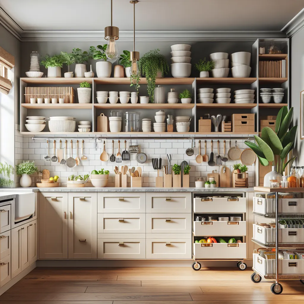 Soluções Práticas para Organizar Sua Cozinha com Estilo