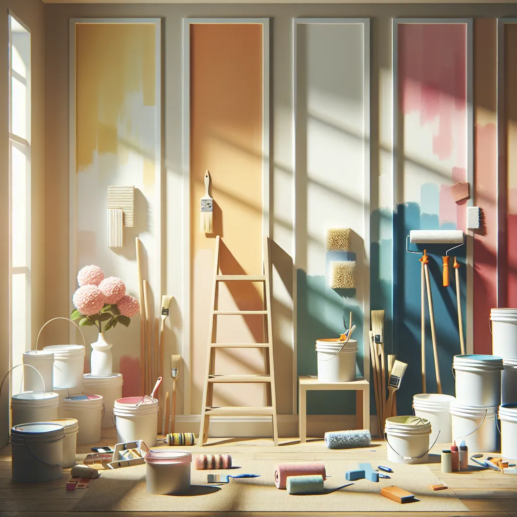 Técnicas de Pintura para Renovar Paredes sem Estresse