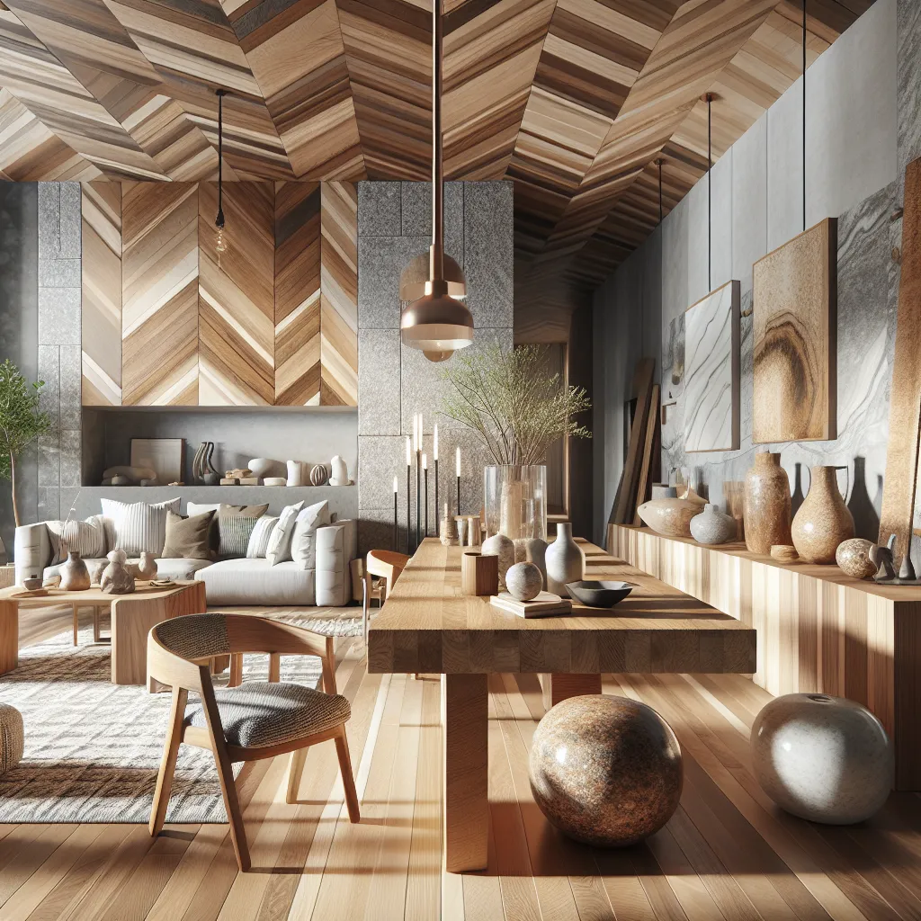 Texturas Naturais: Como Usar Madeira e Pedra na Decoração